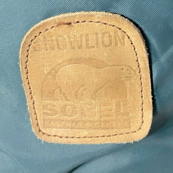 Vintage Sorel Snowlion Green Mid Calf Insulated Winter Boots Snow Boots 8 - Picture 8 of 15